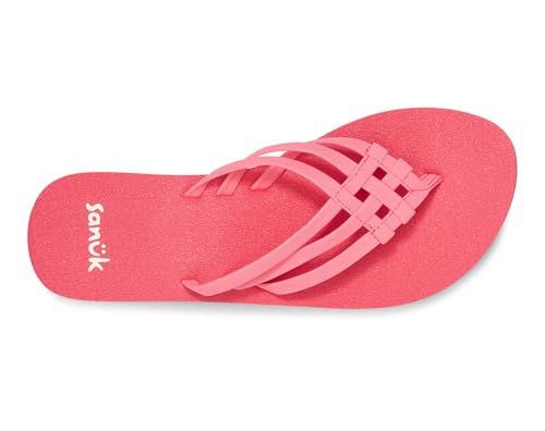 Image of Sanuk Women's Yoga Sandy | Yoga Mat Footbed | Flip Flops for Women | Yoga Sandals For Women