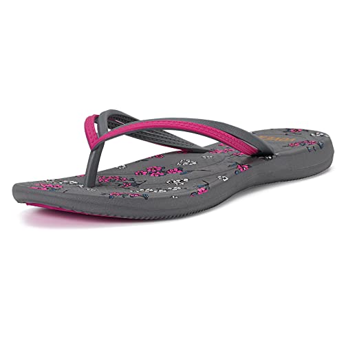 Image of VOVEA Flip Flops For Women Non-Slip Bathroom Shower Shoes Cushion foam Indoor and Outdoor Sandals