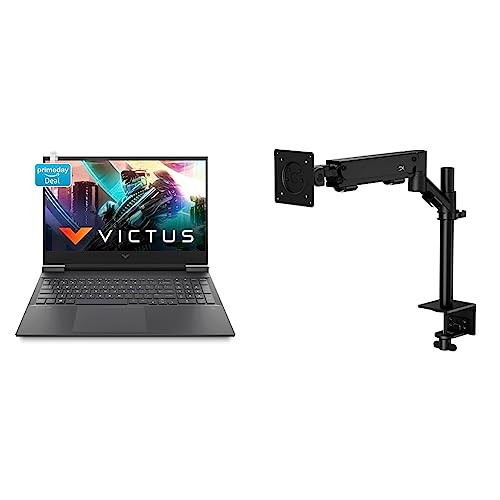 Image of HP Victus Gaming AMD Ryzen 5 5600H Processor 16.1 inch(40.9 cm) FHD Gaming Laptop & Armada Single Gaming Mount