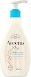 Aveeno Baby Daily Care Moisturising Lotion (1 x 250ml), Fast-Absorbing Face and Body Baby Lotion with Prebiotic Colloidal Oatmeal, Protects & Moisturises Skin For 24 Hours, For Sensitive Skin