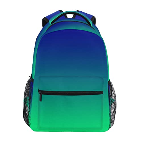 Dark Blue Green Backpack for Boy Girl Bookbag School Bag Daypacks for Women Dark Blue Green 01