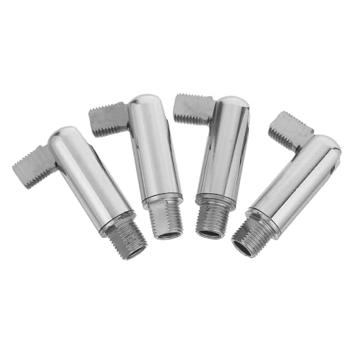 Adaptador de luz angular m10 cromado para lámpara colgante en techo inclinado paquete de 4 piezas