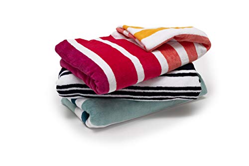 Cotton & Calm Oversized Beach Towel / Pool Towel - 40X71 Inches Beach Towels Oversized - 100% Cotton Extra Large Beach Towel - Perfectly Used As & Pool Towels & Beach Towels For Adults #TOP5