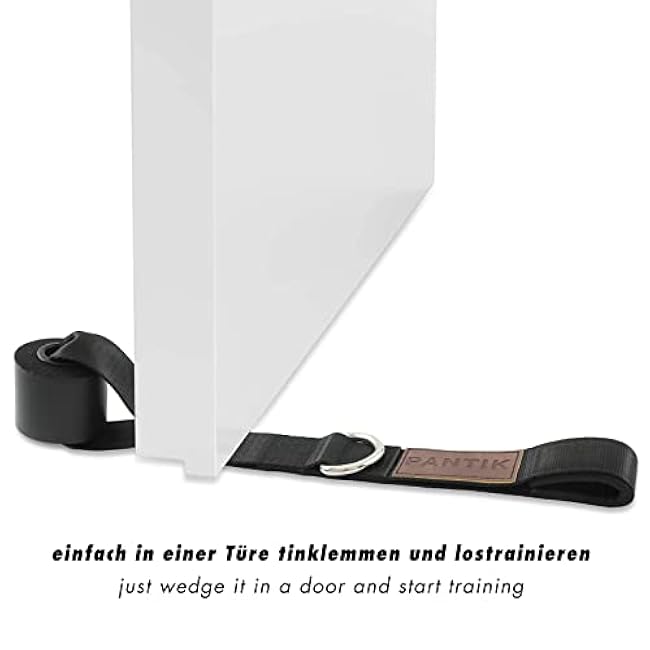 Door Anchor for Resistance Bands Gym & Home Fitness Workout Band Heavy Duty with D Ring Solid Nylon Core Dense Foam Super Strong Nylon Webbing and Neoprene Padding