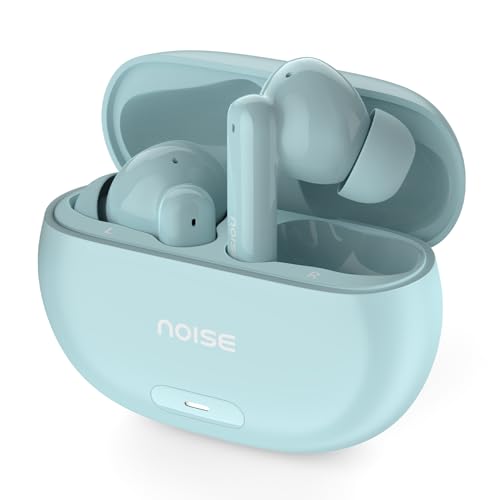 Image of Noise Buds Nuvo in-Ear Truly Wireless Earbuds with 40H of Playtime, Quad mic ENC, Dual Device Pairing, 12mm Driver, BT v5.3 (Ice Blue)
