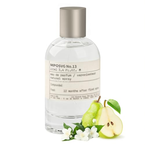 MPOSVG No.13 Unisex Perfume 100ml(3.4 Oz) Citrus Jasmine & moss Eau de Parfum Scent for Men & Women Rich Woody Finish Long-Lasting Fragrance