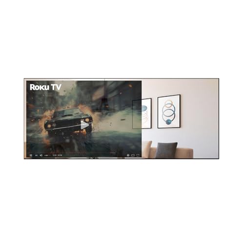 Consejos para Comprar pantalla polaroid los mejores 5. 44 LUTEMA Espejo Inteligente 2 en 1 | Televisión Smart R0ku TV Integrada | 43 Pulgadas | Aplicación móvil | Pantalla Ancha Horizontal para Interiores | Soporte para Pared |...