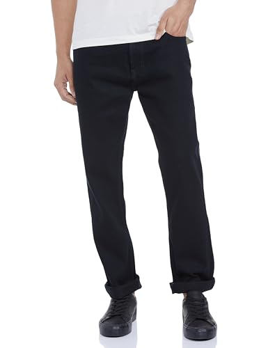 Image of Spykar Men's Ricardo Straight Fit Mid Rise Casual Jeans