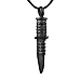 WWQDFRT AZ Couteau en Acier Inoxydable 316L Memorial Urn Bijoux for Cremation Cendres Collier avec Kits d'entonnoir gratuits T221 (Main Stone Color : Necklace Box Funnel, Metal Color : Black)