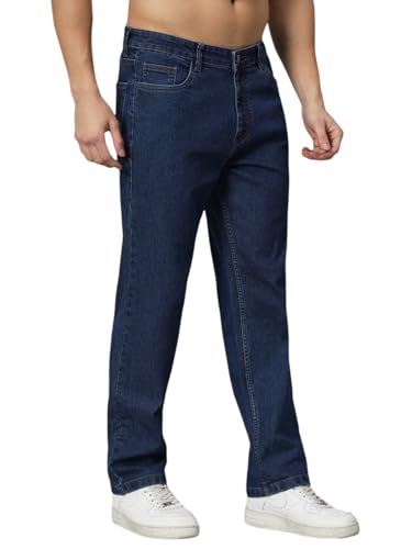 Image of Amazon Brand - INKAST Men Mid Rise Straight Fit Jeans | Denim Wear | Casual Pants | Straight Fit