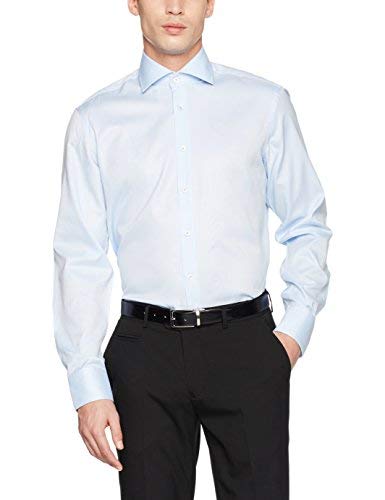 Van Laack Herren RIVARA-TFN Freizeithemd, Blau (Hellblau 720), 41