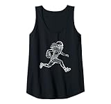 Mujer Futbolista americano femenino Camiseta sin Mangas