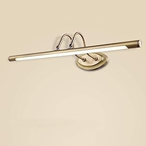 ZYQHJKLHK Home Exquisite Lampen Spiegel Frontbeleuchtung LED Badezimmerbeleuchtung Badezimmerbeleuchtung Schminkleuchten Spiegel Spiegelleuchten Weißes Licht 10w/62cm