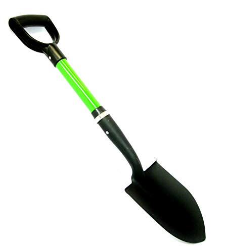 Unibos Micro Shovel Steel Head Fibreglass Handle Mini Small Spade Shovels Round Head