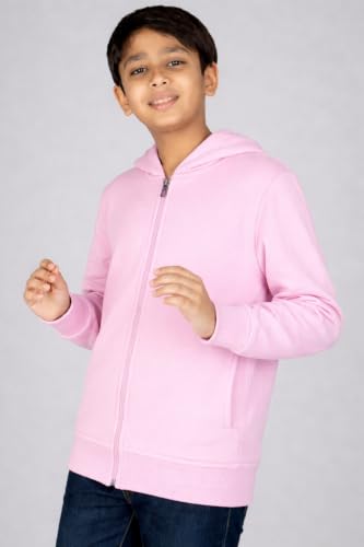 Image of ADBUCKS Unisex Fleece Cotton Zipper Sweatshirt with Hoodies for Boys and Girls