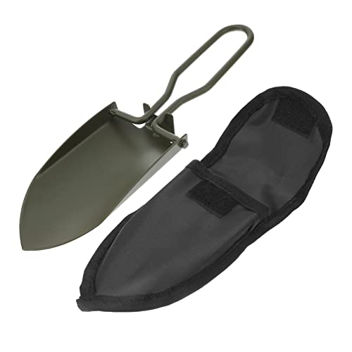 BESPORTBLE Pala Plegable De Jardín Inoxidable Pala para Exteriores con Bolsa De Almacenamiento Diseño Portátil