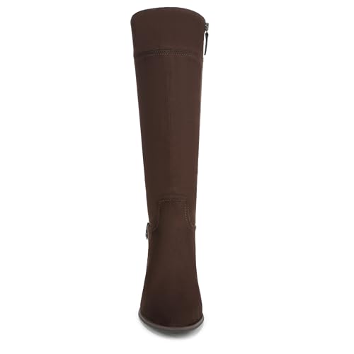Dr. Scholl's Women's Adeline Knee High Boot Dark Umber Brown Wide Calf 8 M - image 2