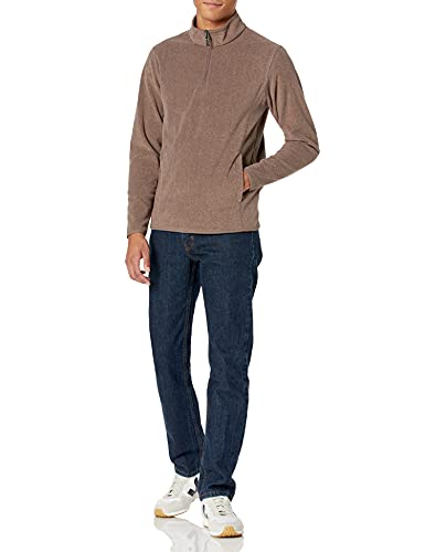 Image of Amazon Essentials Men's Quarter-Zip Fleece Pullover Jacket, Insulated for Cold Weather