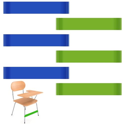 6 Stück Dehnbare Stuhlbänder Für Kinder,Für Adhs Hilfsmittel,Dehnbare Stuhlbänder Adhs Stuhl,Für KinderMit Sensorischem Adhs Und Autismus,Für KinderMit Konzentration Sensorischem Adhs Und Autismus