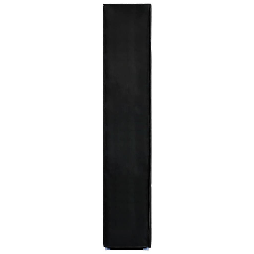 Scarpiera Nera 60x30x166 cm in Tessuto Non Tessuto con 10 Livelli e 30 Paia di Scarpe Capacità Organizzatore Armadio per Scarpe Pratico e Resistente con Fodera Antipolvere