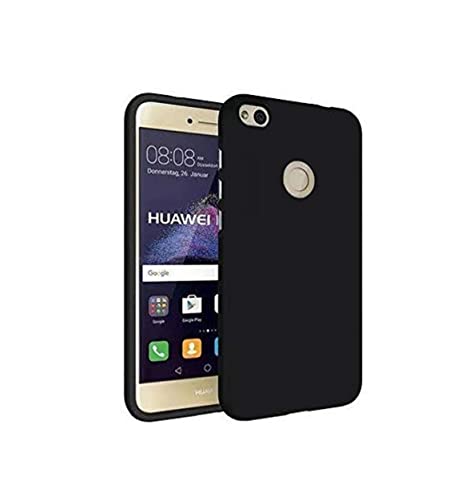Image of Mobile Back Cover Case for Honor P8 Lite (Silicone Case|CameraProtection|Black SC1510)