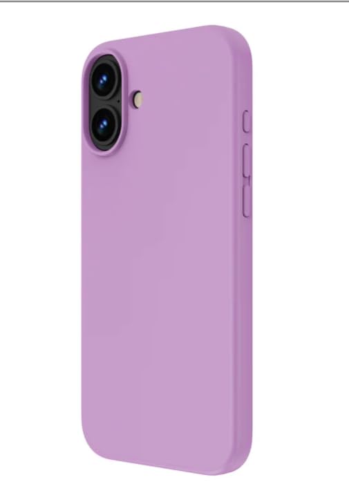 Image of Back Cover Compatible with iPhone 17 Case (6.3) Soft Touch Slim Liquid Silicone Full Protection Shock Proof Back Cover for iPhone 17 (SC Lilac)