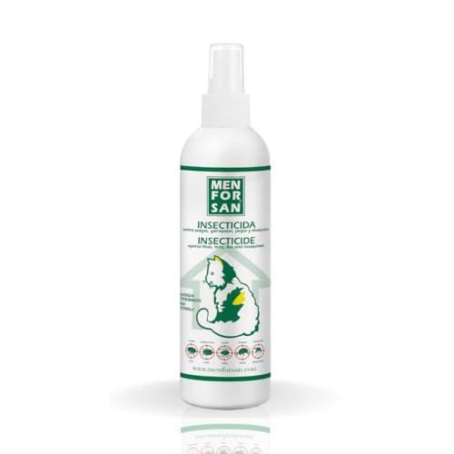 MENFORSAN Insecticida para el entorno de Gatos | No Mancha | Pulverizador | 250 ml