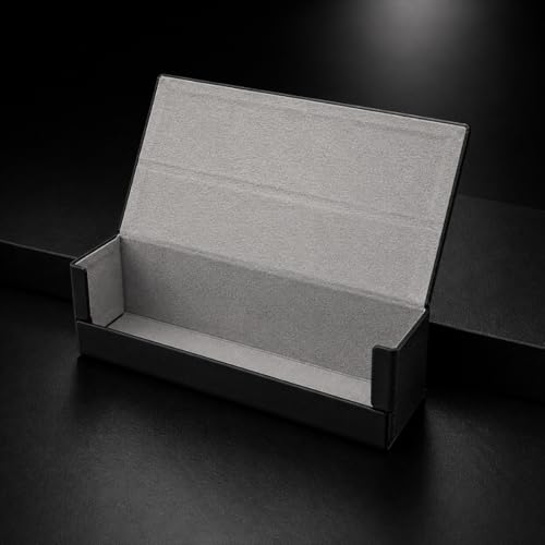 Image of First Lens Sunglasses Case, Portable Triangular Foldable Eyeglass Case, Hard Shell Protective Eyewear Holder for Men and Women