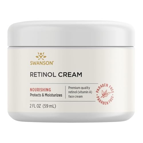 Swanson Retinol Cream, 2 fl Ounce (59 ml) Cream, 1 Pack