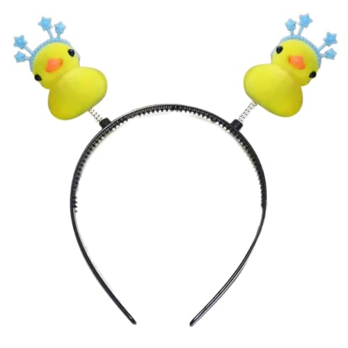 Diadema amarilla con forma de pato para mujer, para lavar la cara, maquillaje, cuidado de la piel, para fotografía, Halloween