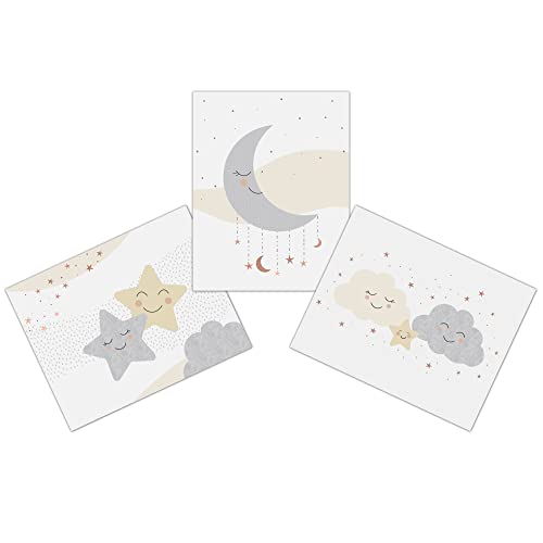 Image of Lambs & Ivy Goodnight Moon 3-Piece Unframed Nursery/Child Wall Art 11” X 14”