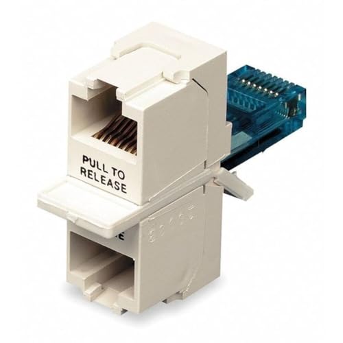 Adaptador Hubbell BR851D Split 568B a 2 10BT Jack miniatura 1