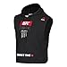 Reebok UFC Women's Black Fan Gear UFAN Fleece Sleeveless Hoodie AP6842 (Medium)