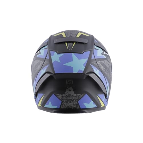 Image of Steelbird SA-2 Star ISI Certified Full Face Graphic Helmet