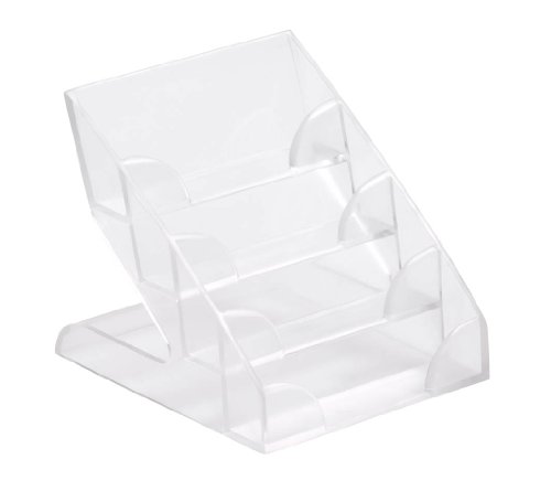Durable 243919 Stojak na wizytówki, opak. 1 sztuka, przezroczysty.