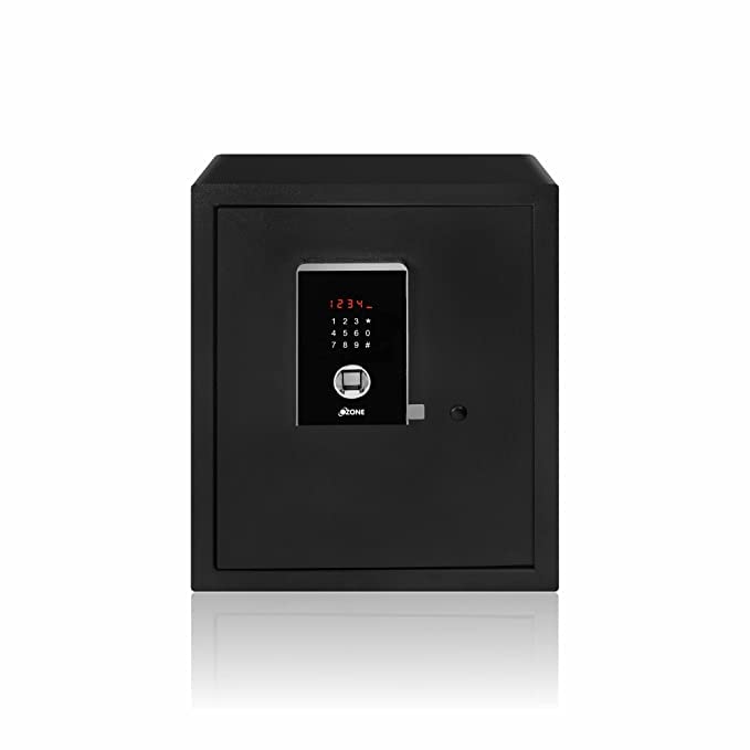 Safety Solutions Safilo Bio-1 Safe; 24 Months Warranty; Fingerprint Access; 40 Liter Capacity; Electronic Locking System; Black