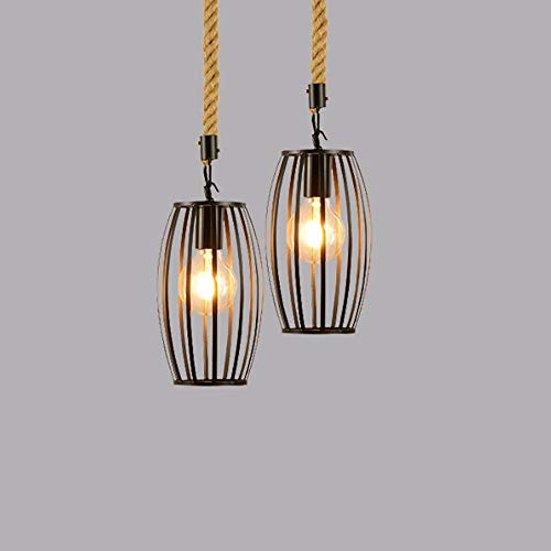 Lampe En Corde de Chanvre pour Illuminer un Intérieur Sombre - 6
