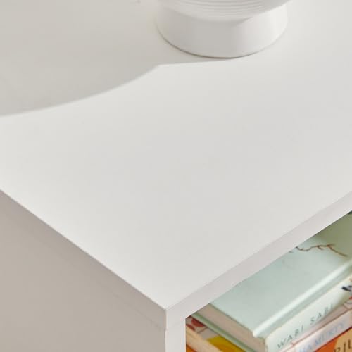 Image of Home Centre Engineered Wood Helios Alton Bedside Table, White