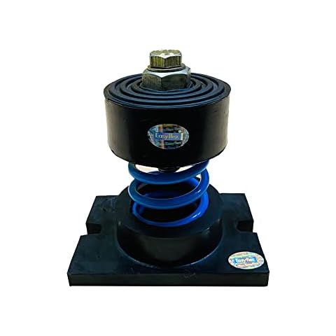 Easyflex Cup Spring Mount Isolator, 132 lbs Capacity, 1" Deflection (Blue, Pack of 4) Cover