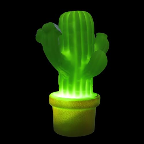 Lámpara de Mesa de Noche Cactus LED Veemoon Verde Claro miniatura 4