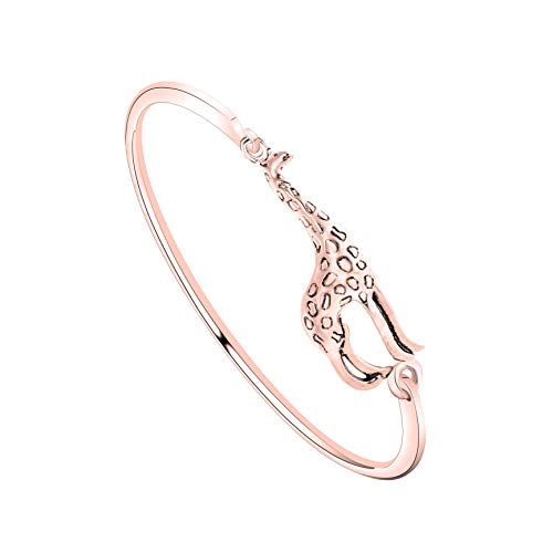 Bobauna Simple Giraffe Bangle Bracelet Animal Jewelry Christmas Gift For Women Girls (Giraffe Bangle Rg) #TOP2