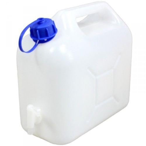 5L Plastic Water Carrier with Tap & Handle Food Grade Jerry Can Garden Camping Fluid Container Perfect for Storage of Water Liquids (5L JERRY CAN)