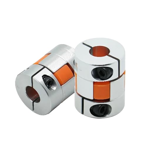 Rigid coupling,Stainless steel rigid coupling 4pcs D20L25 Step Stepper Motor Shaft Sleeve Coupling Flexible Coupler for CNC Parts(4X10)