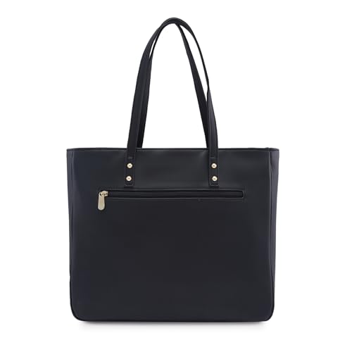 Image of Caprese Mcree 16 Inch Laptop Compatible Tote Bag for Women with Multiple Pockets | Stylish Handbag with Specious Compartment & Back Zipper Pocket | Ideal for Work Everyday Outings & Travel