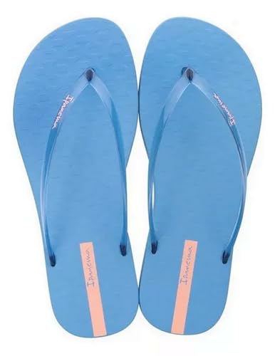 Grendene, Sandália Chinelo Feminino Ipanema Easy Confortável - Azul Cor:Azul;Tamanho:35