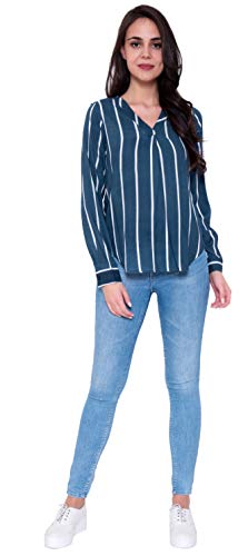 Image of rytras Women's Regular Fit Rayon Printed Top
