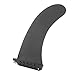 Keenso 8in Eco-Friendly PVC Surfboard Fins Paddle Board Fin Surfboard Plastic Fin Replacement Watershed Balancing Surfboard Accessory Black
