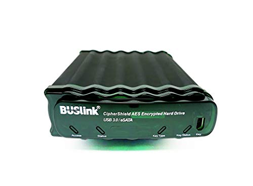 Image of BUSlink CipherShield CSE-30T-SU3M1 30TB Mode 1 Key Encrypted External Desktop Hard Drive, 256-bit AES Hardware Encryption, FIPS 140-2 Level 2, USB 3.0 & eSATA, HIPAA /HITECH /FERPA, TAA-Compliant