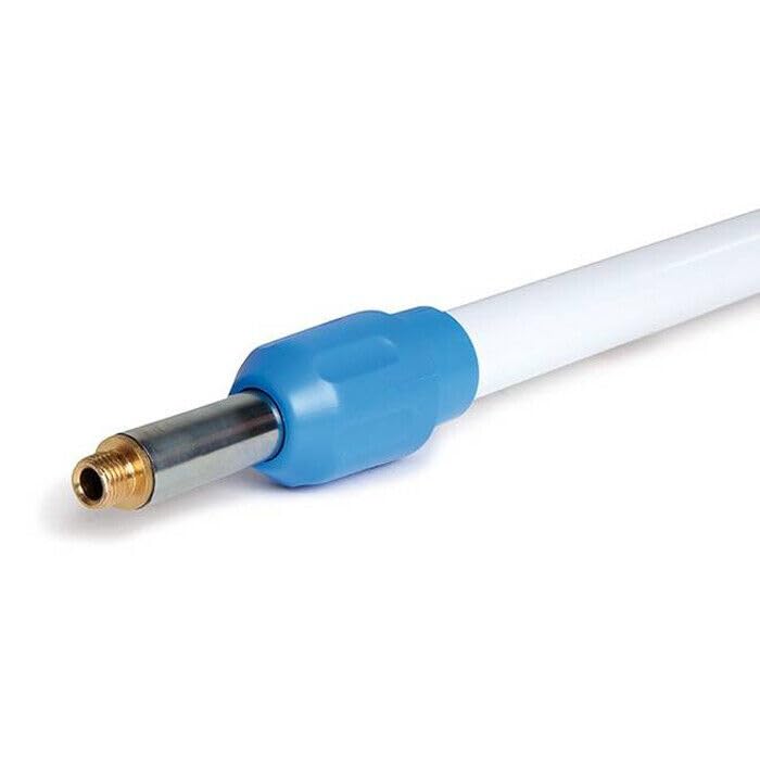 Spazzolone per Lavaggio Pannelli Fotovoltaici, Scopa Telescopica Antigraffio per Pannelli Solari, Spazzola in Nylon, Asta con Tubo ad Innesto Rapido Allungabile Fino a 1.88 Metri, Spazzola 24x10 cm