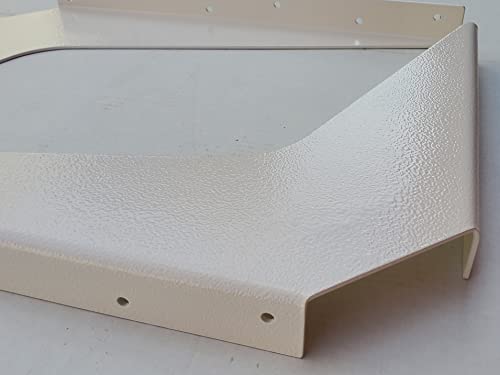 One Pair Workstation Heavy-Duty Reversible Brackets 1000Lb. Load Capacity [Per Pair] (15" X 21", White) #TOP5